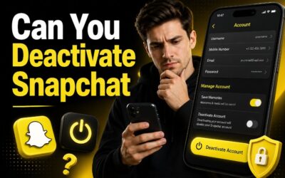 Can You Deactivate Snapchat: Complete Guide